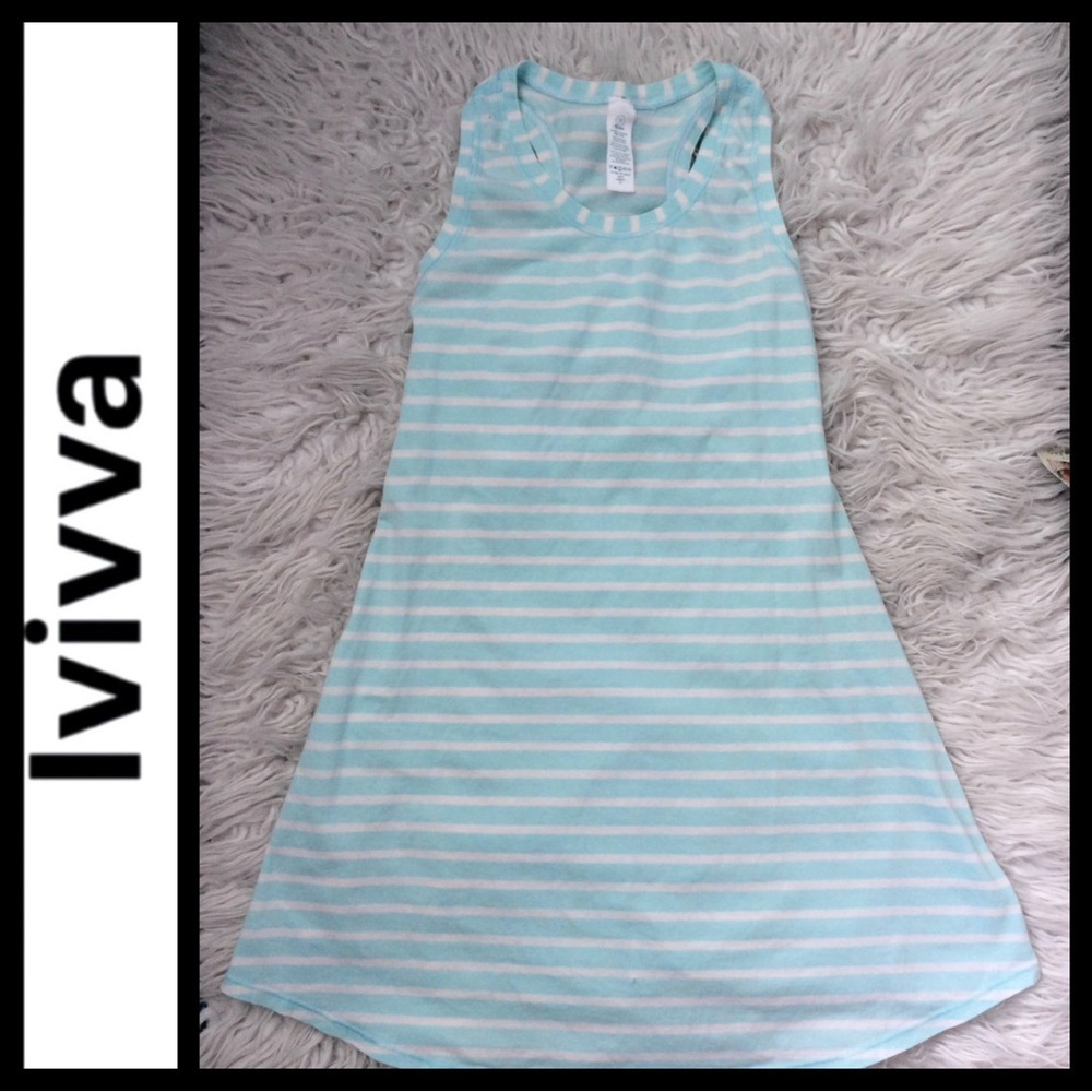 Lululemon Ivivva Racerback Striped Dress